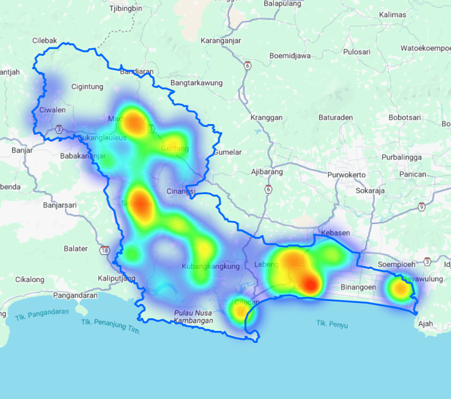 AI Rute Evakuasi Banjir Cilacap
